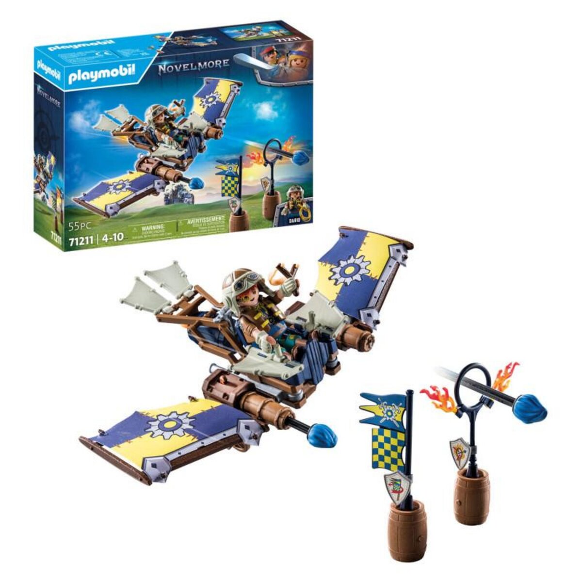 PLAYMOBIL Playmobil Novelmore Dario's glider - 71211 71211