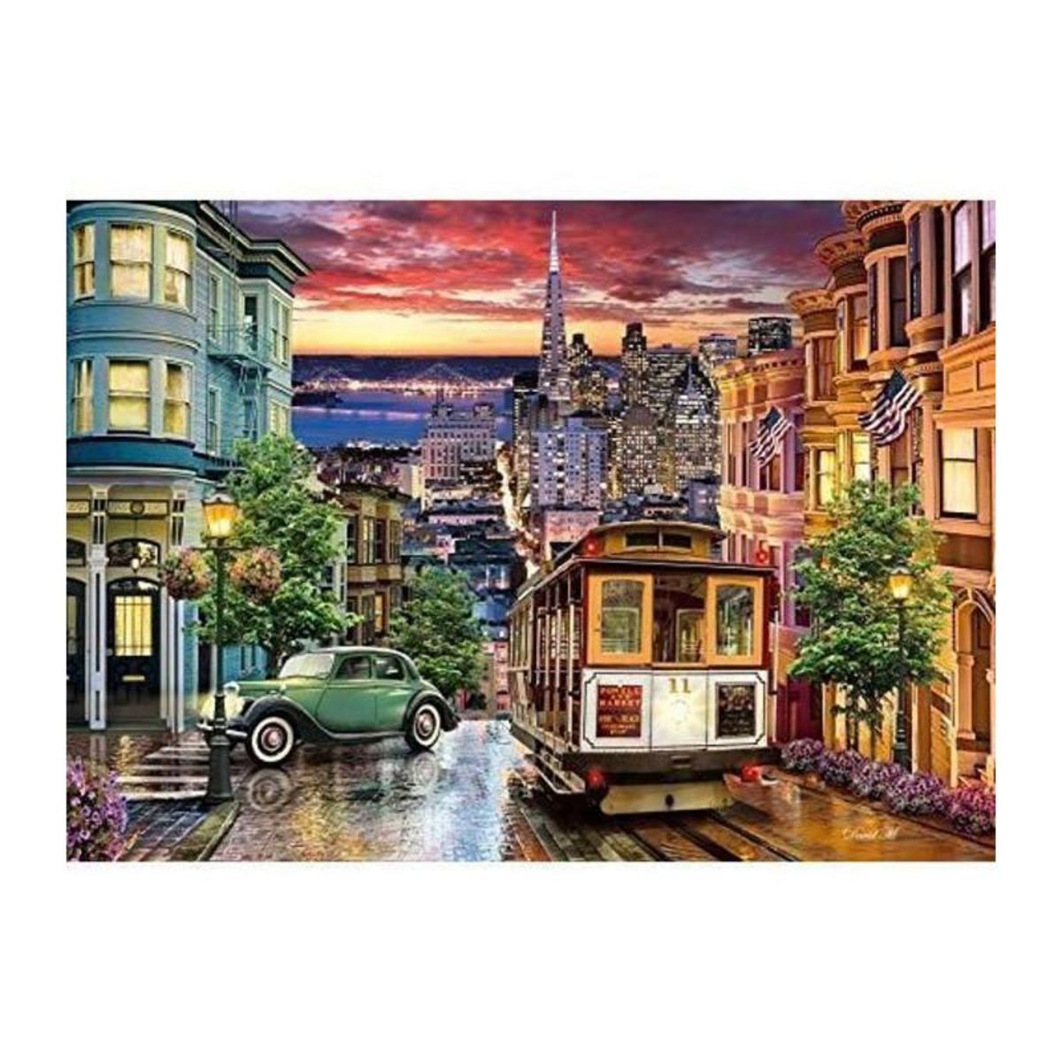 CLEMENTONI Puzzle - Clementoni - San Francisco - 3000 pieces - Multicolore - 119 x 85 cm