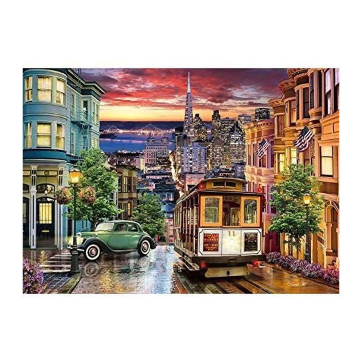 CLEMENTONI Puzzle - Clementoni - San Francisco - 3000 pieces - Multicolore - 119 x 85 cm