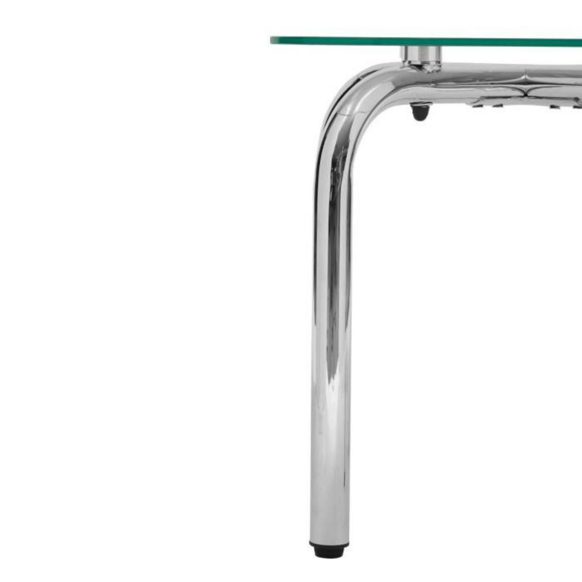 ATMOSPHERA Lot de 2 Tables d'Appoint  Hecate  50cm Chromé