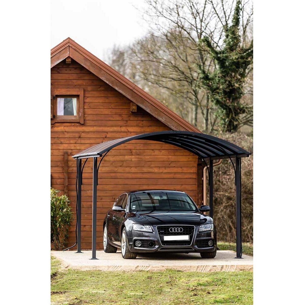 Habrita Carport Aluminium - Anthracite - 14,62m² - BLACKPOOL