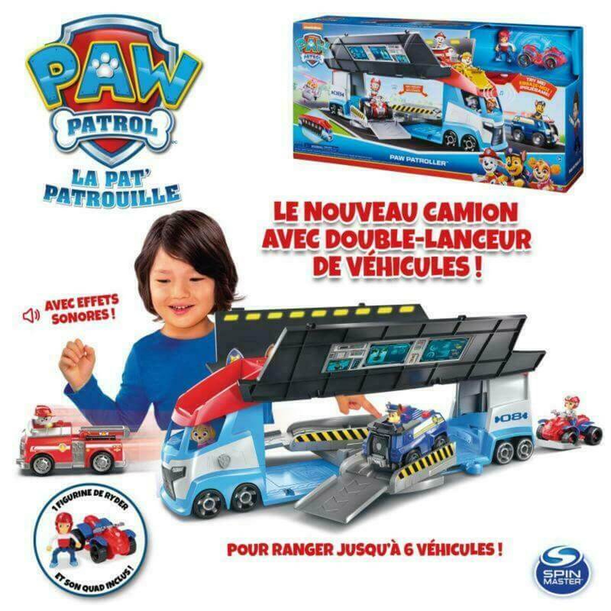 Voir la diapositive 5 : SpinMaster Camion Pat' Patrouilleur 2.0 Paw Patrol