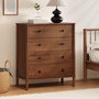 Voir la diapositive 3 : IDIMEX Commode APOANA 4 tiroirs en bois massif