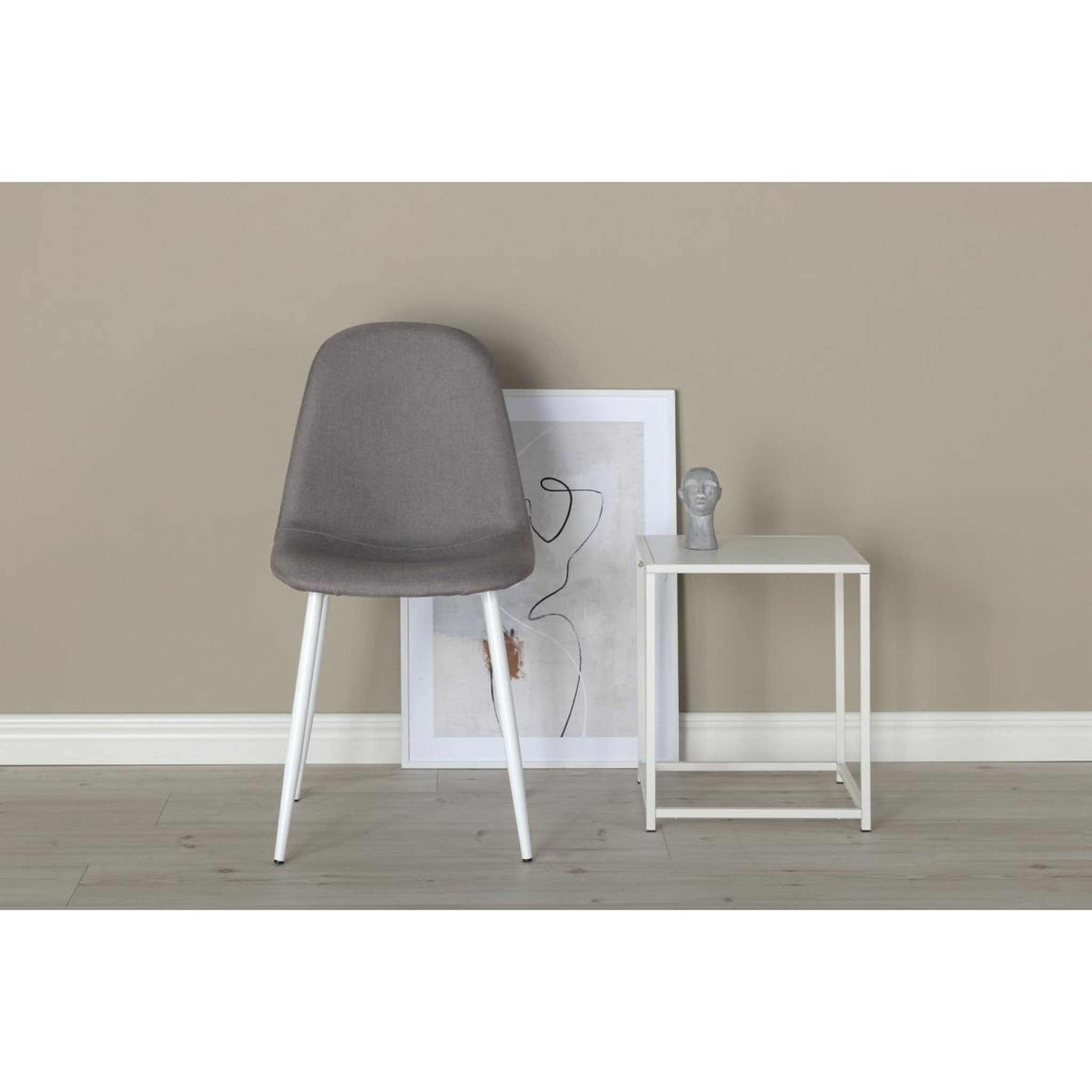 Voir la diapositive 6 : Paris Prix Chaise design  polar  94cm gris