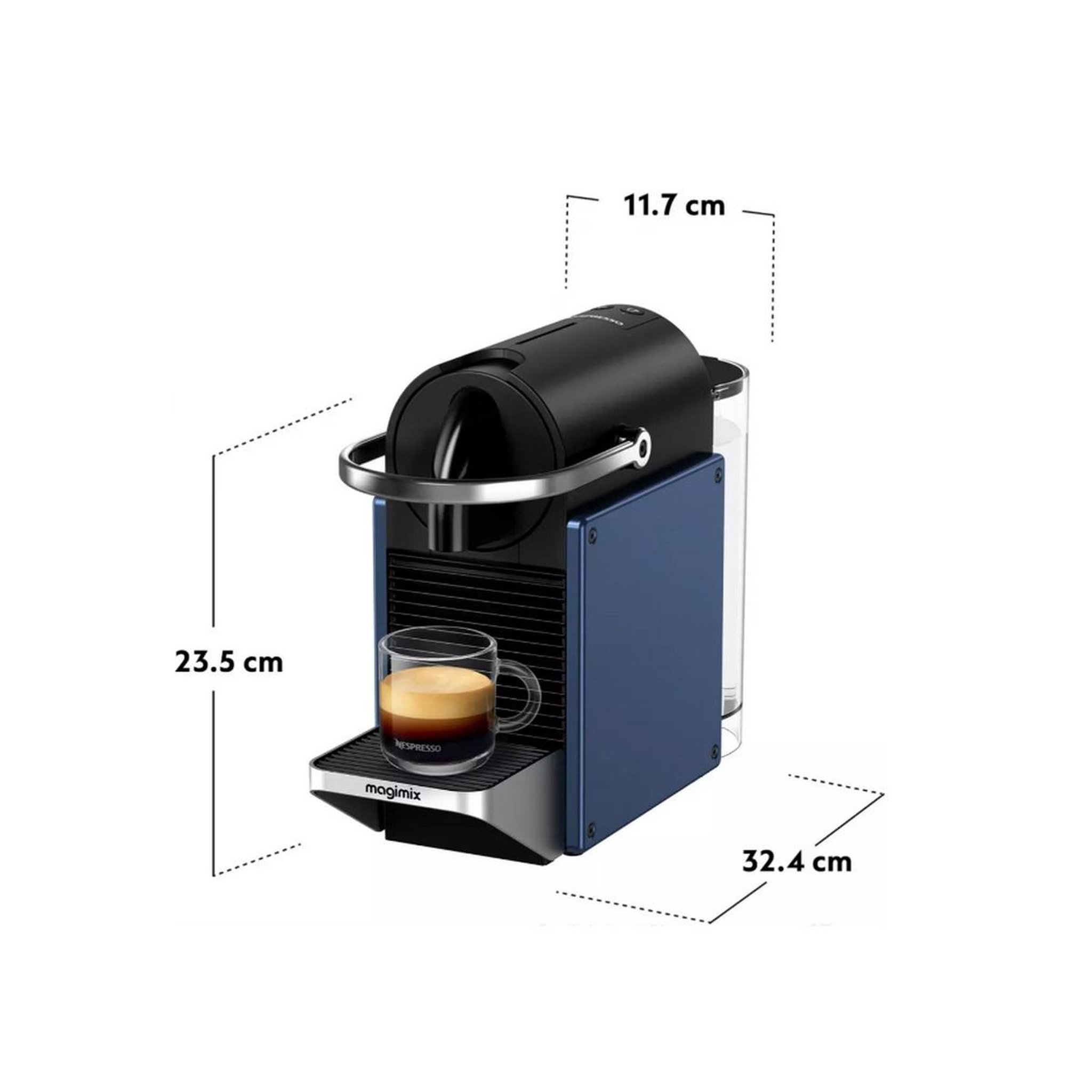 Voir la diapositive 6 : DELONGHI Nespresso pixie bleu  en127.bl