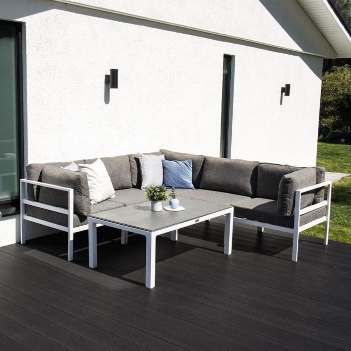 Paris Prix Module Canapé de Jardin  Copacabana  74cm Blanc