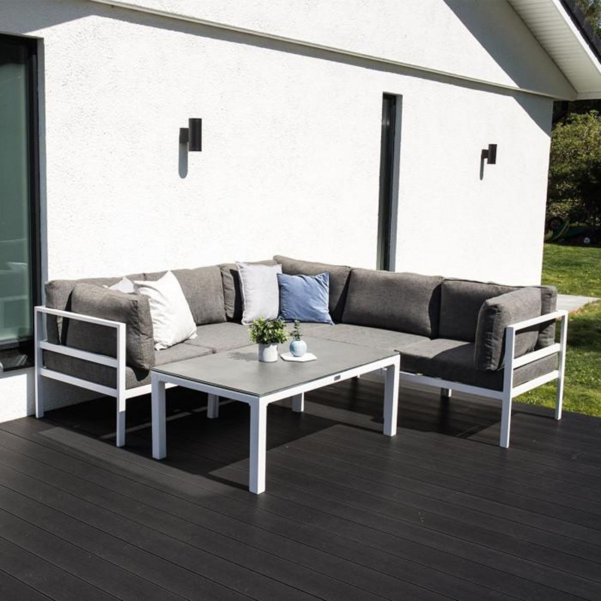 Paris Prix Module Canapé de Jardin  Copacabana  74cm Blanc