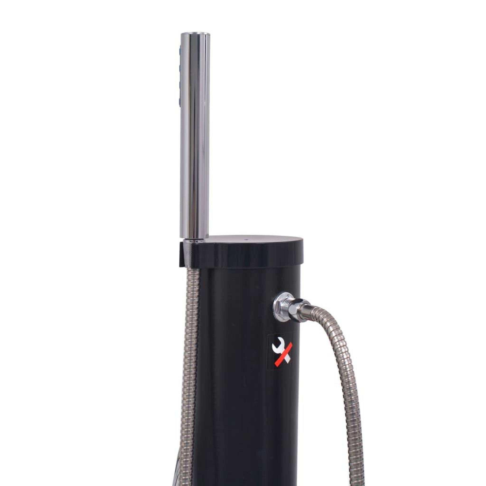 Voir la diapositive 5 : VIDAXL Douche solaire 8 L PVC Acier
