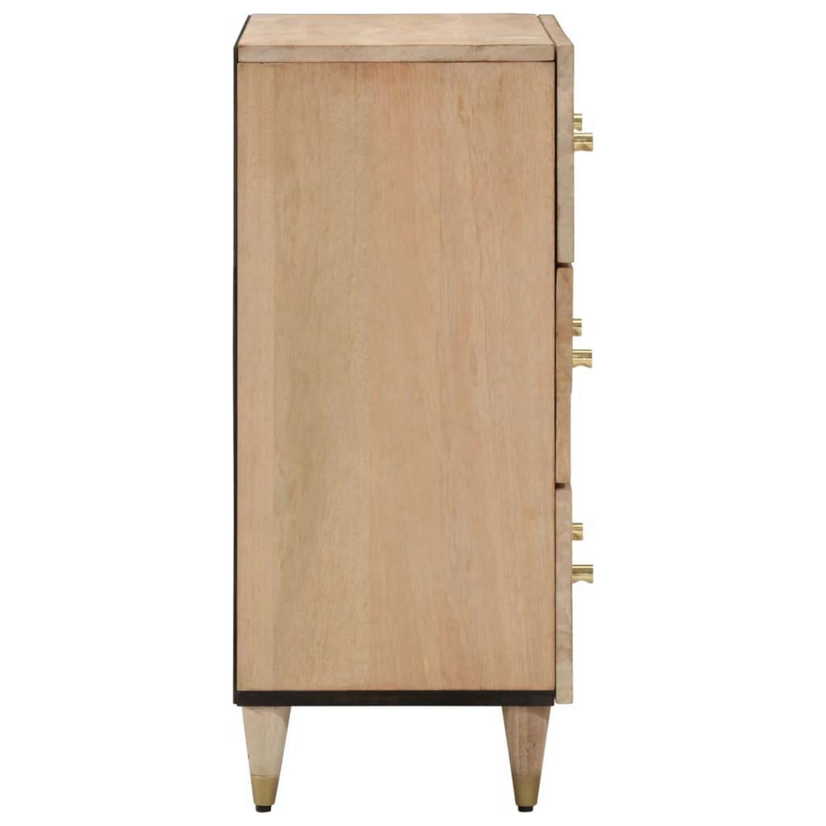 VIDAXL Armoire laterale 60x33x75 cm bois massif de manguier