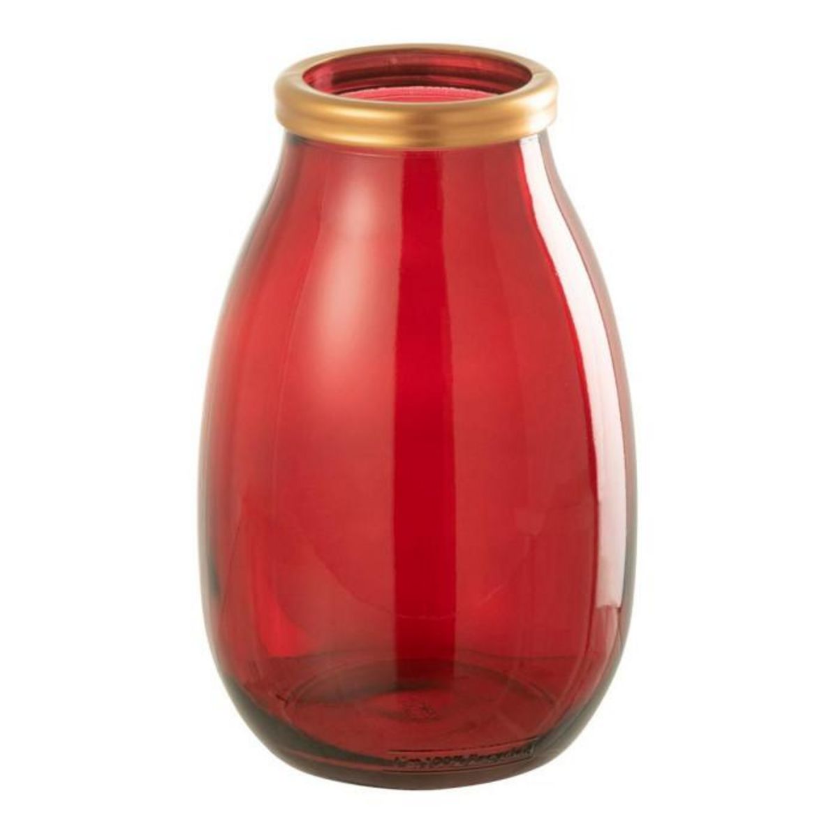 Paris Prix Vase Déco en Verre  Mandie  28cm Rouge