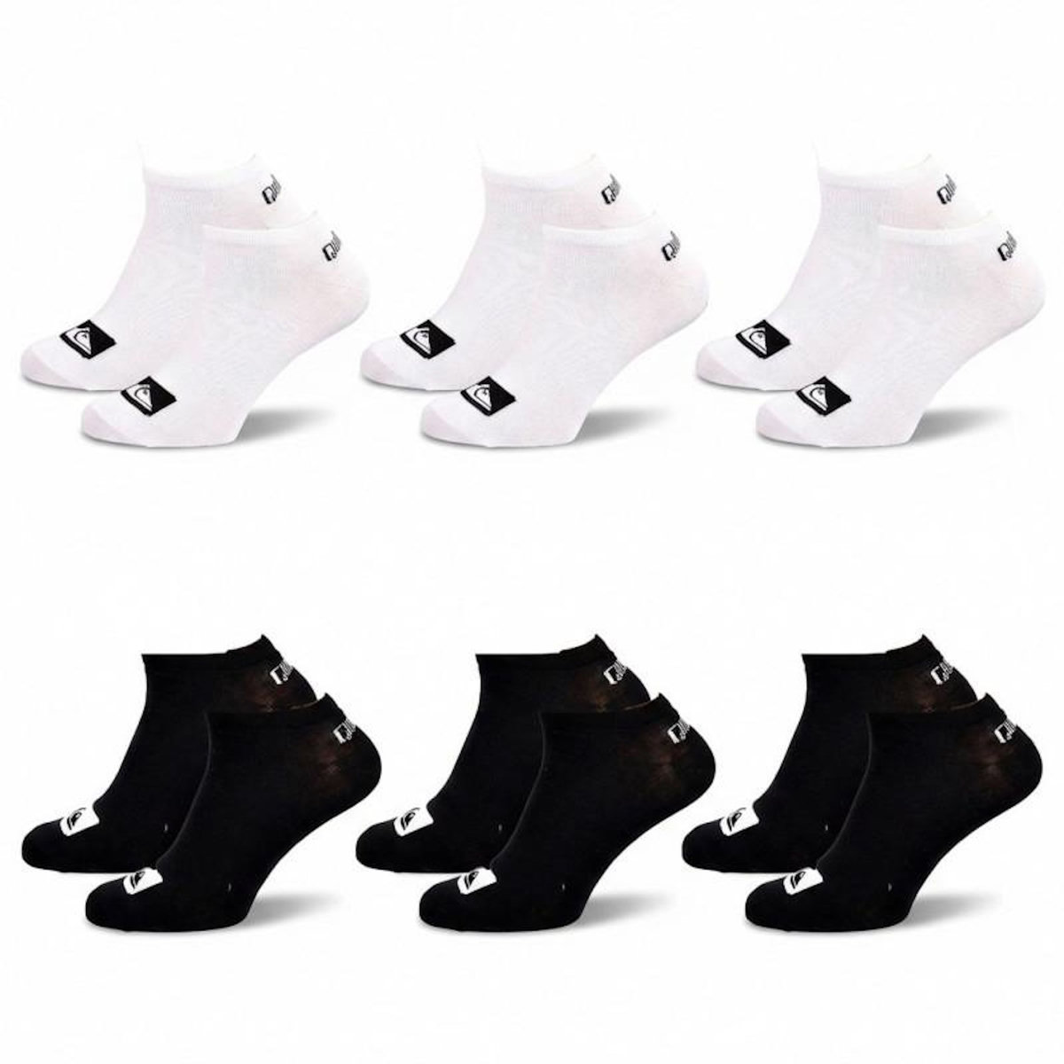QUIKSILVER Quiksilver Pack de Chaussettes Enfant SNEAKER– Lot 6 Paires Sport