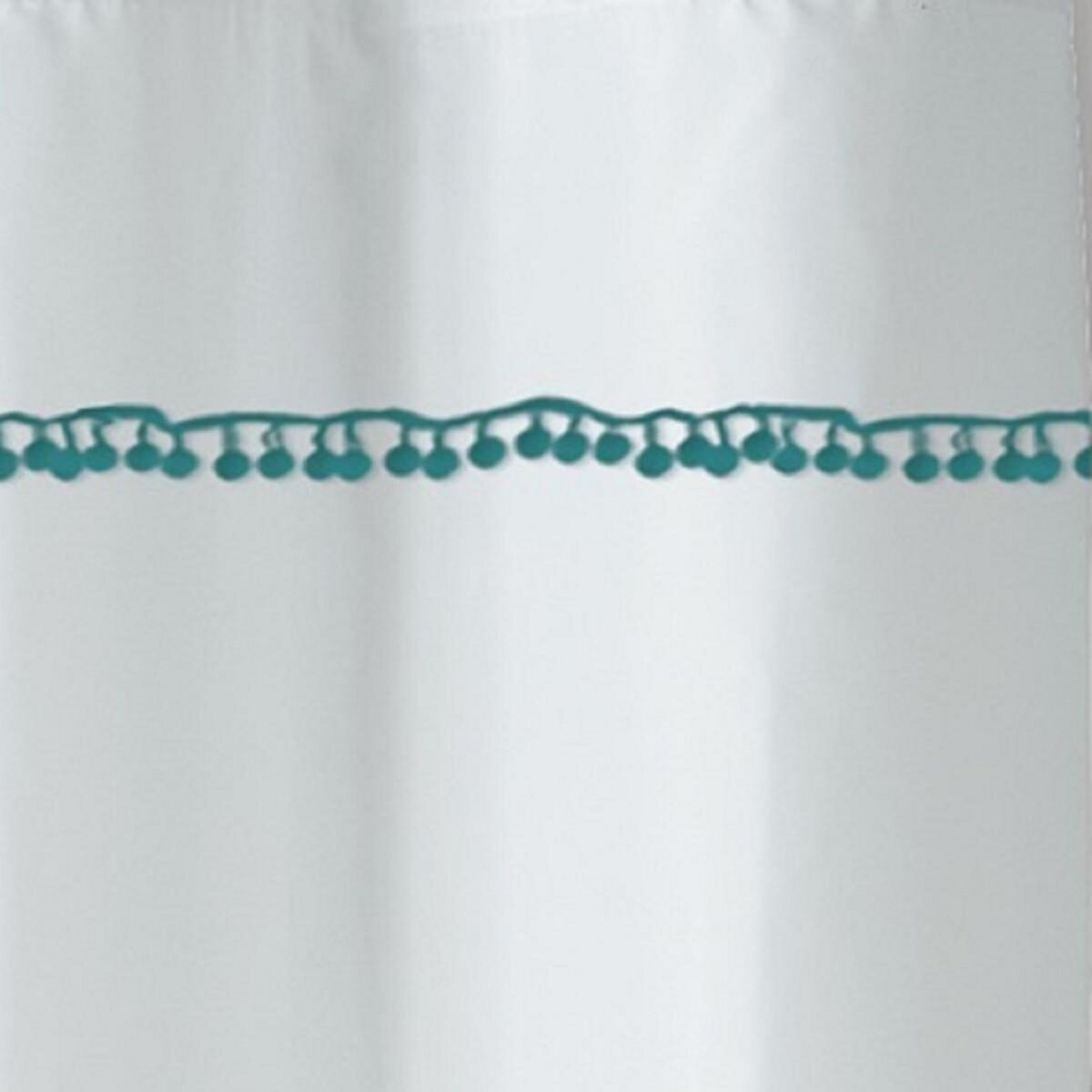 GUY LEVASSEUR Rideau de douche imprimé pompons en polyester POMPONS