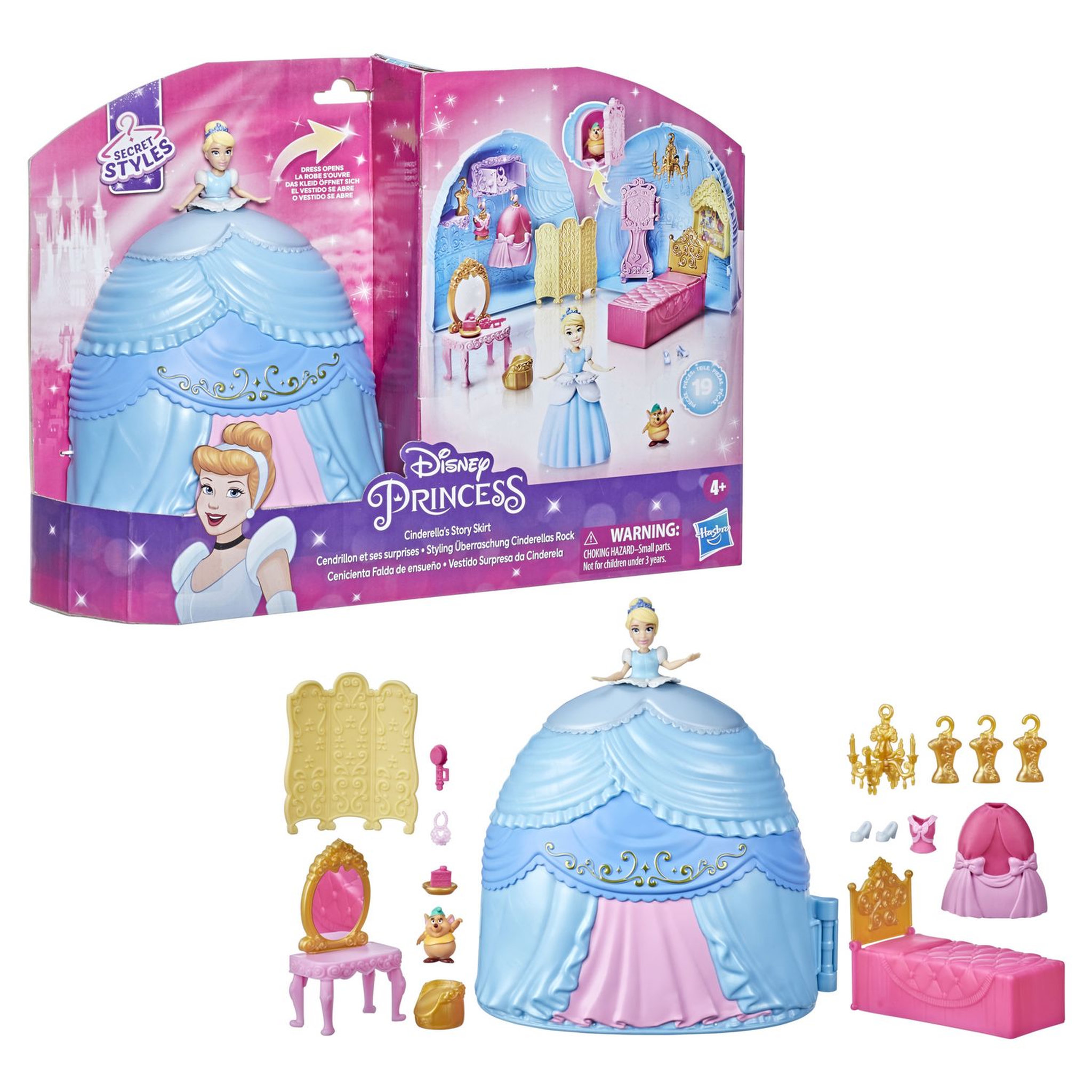 Voir la diapositive 4 : HASBRO Disney Princess mini Cendrillon surprises