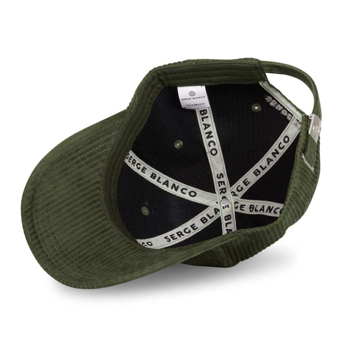 SERGE BLANCO Casquette Baseball homme en velours côtelé Velvet