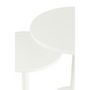 Voir la diapositive 3 : Paris Prix Lot de 2 Tables d'Appoint en Métal  Ice  50cm Blanc