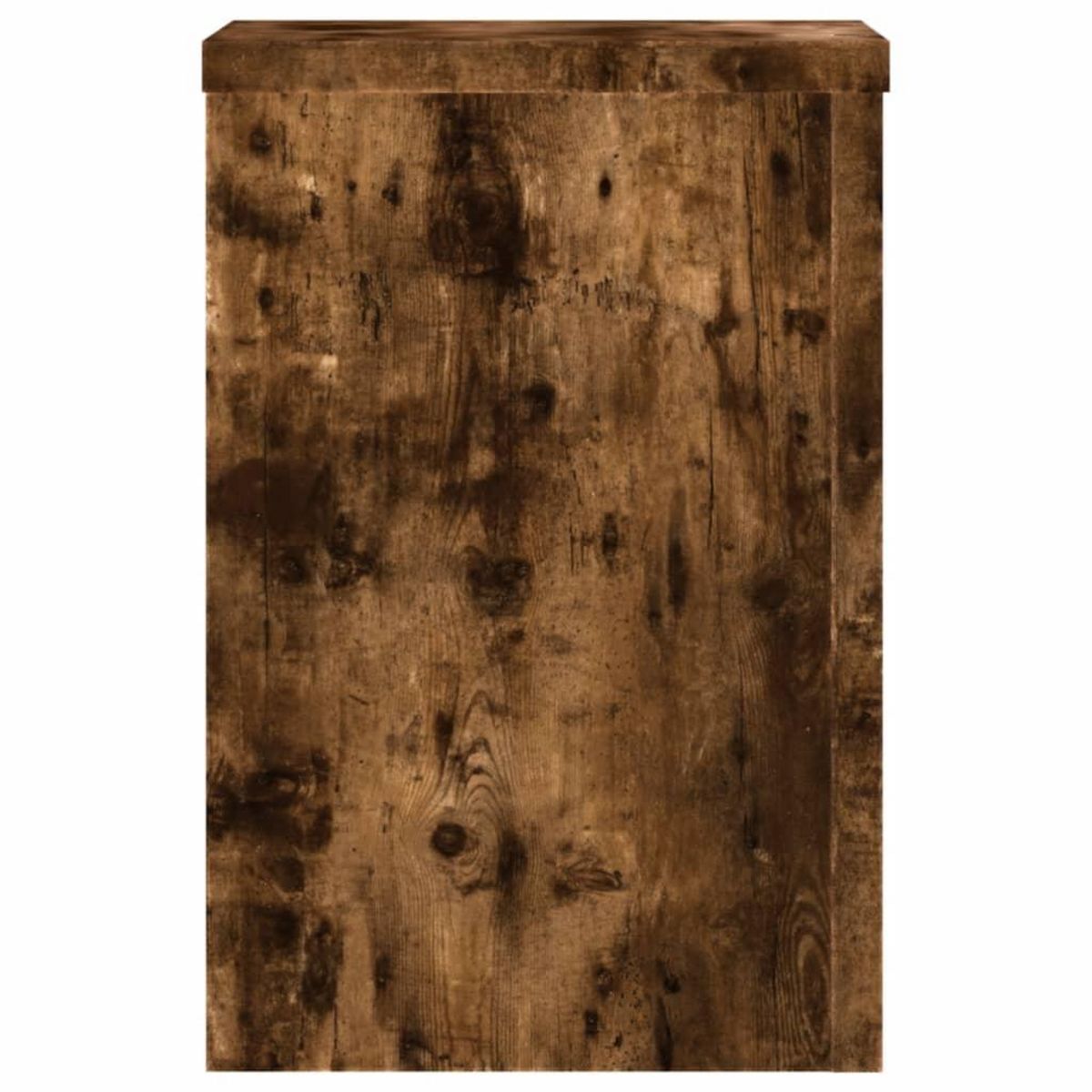 VIDAXL Supports pour plantes 2 pcs chene fume bois d'ingenierie