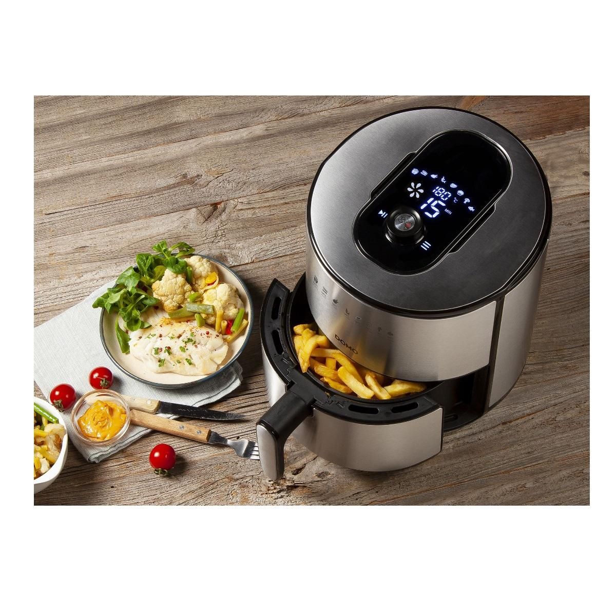 Domo Friteuse sans huile 4l 1500w inox - DO530FR