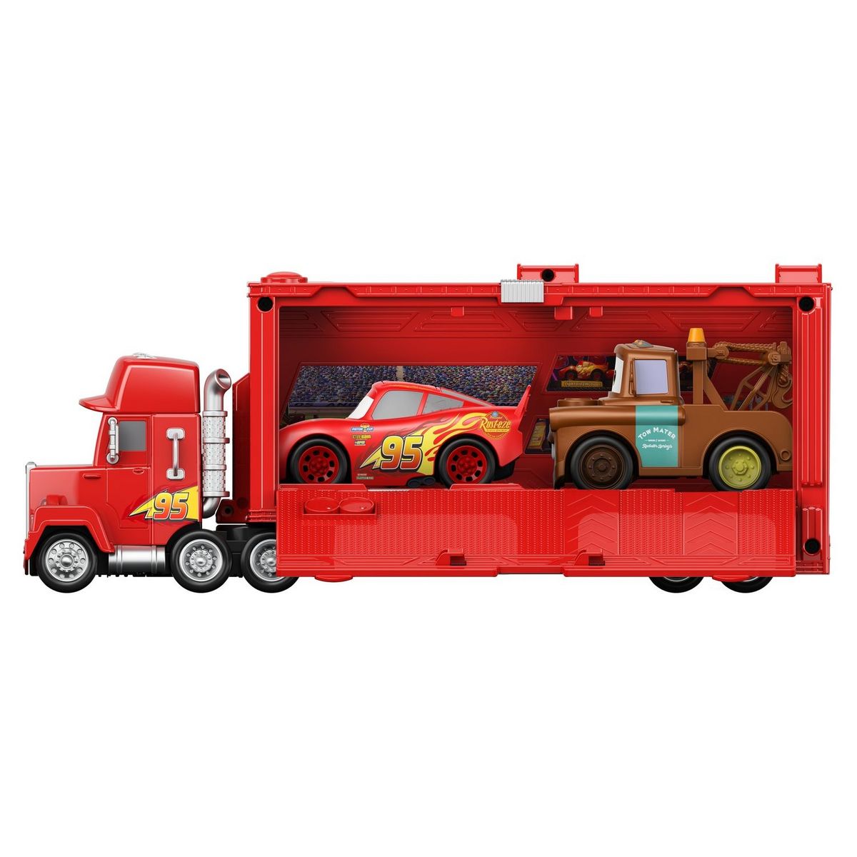 MATTEL Cars Disney Pixar - Mack Le transporteur de véhicules sonore