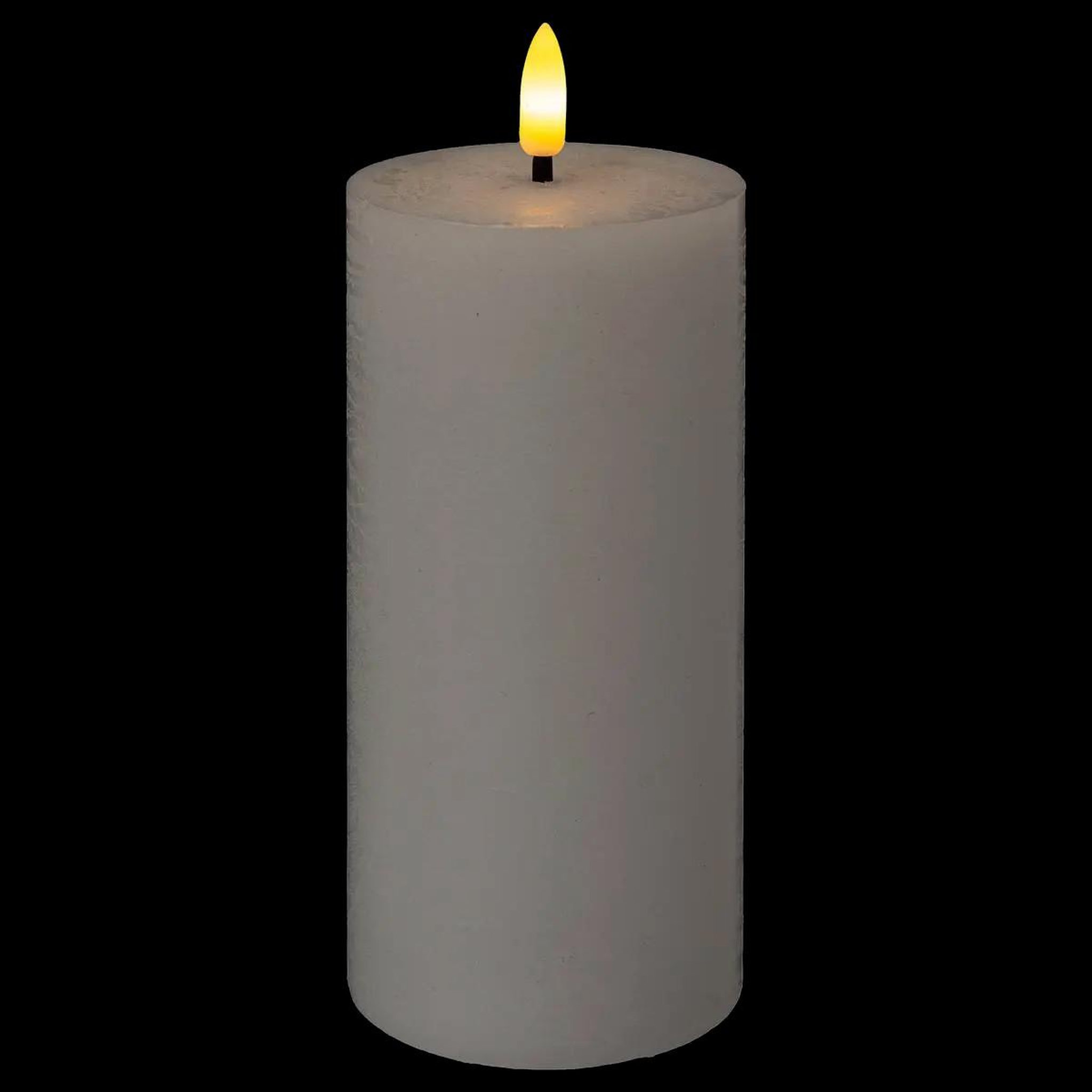 Voir la diapositive 2 : ATMOSPHERA Bougie déco à led  molia  18cm blanc