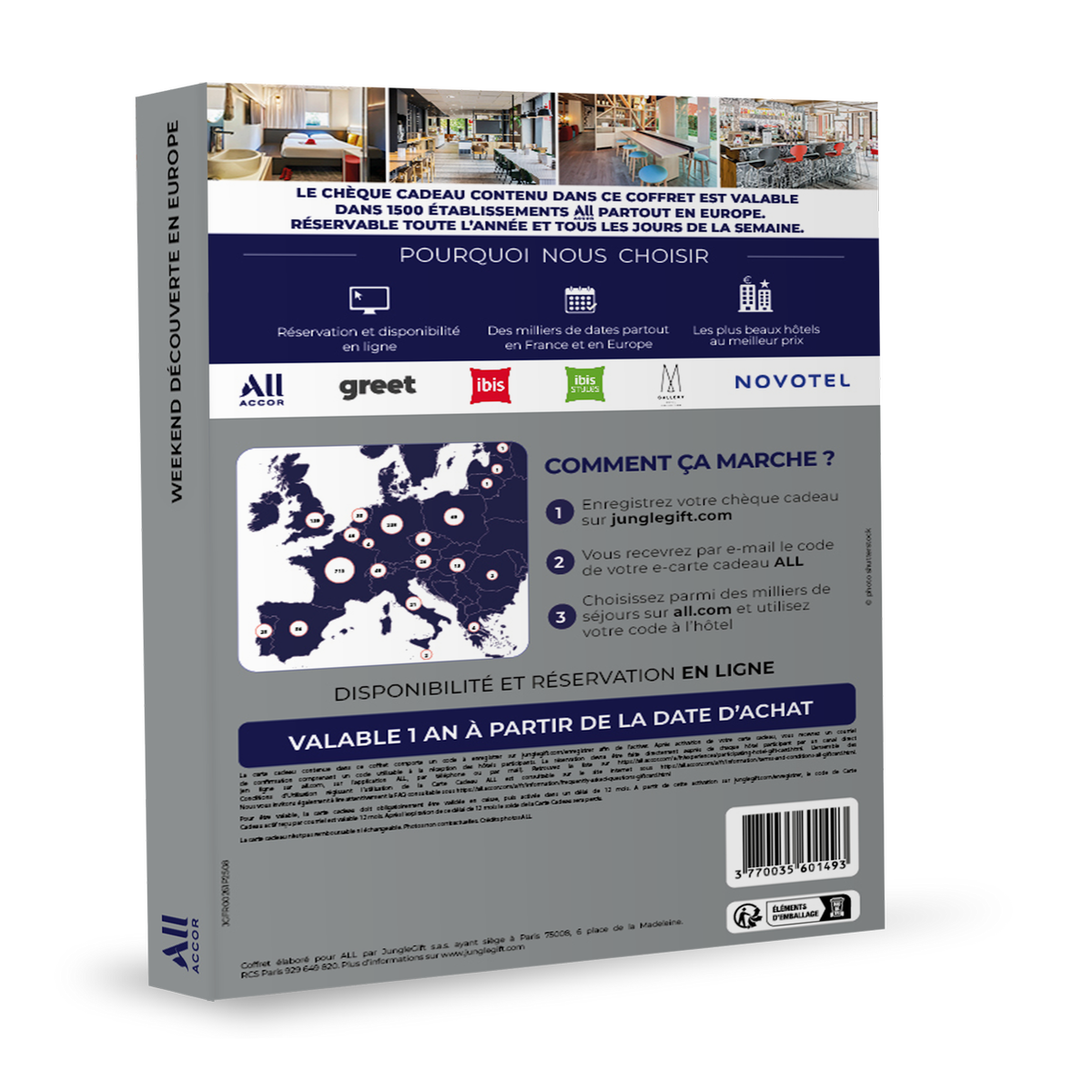 ALL ACCOR Coffret cadeau All-accor - Weekend authentique
