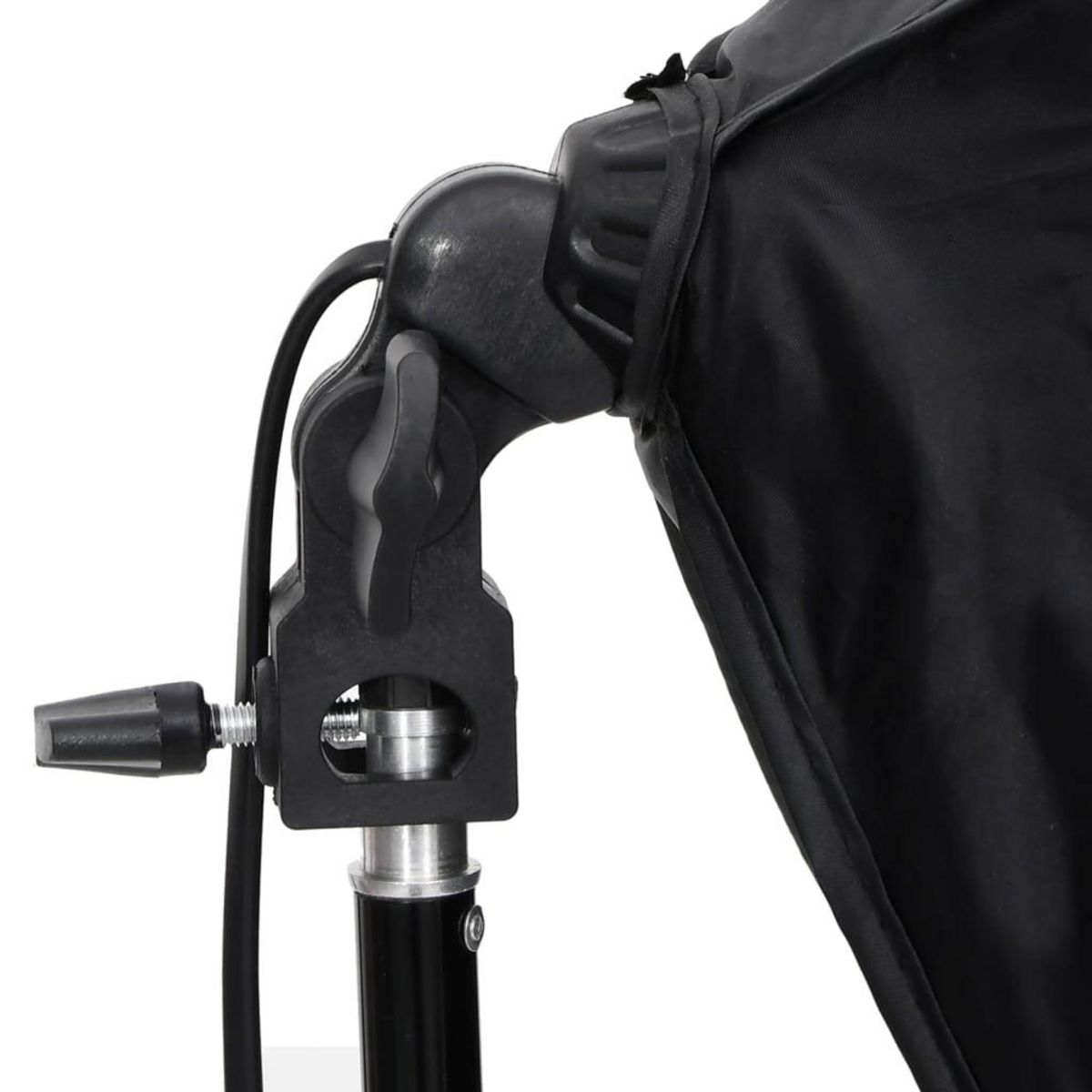 VIDAXL Kit de studio photo avec eclairage et toile de fond