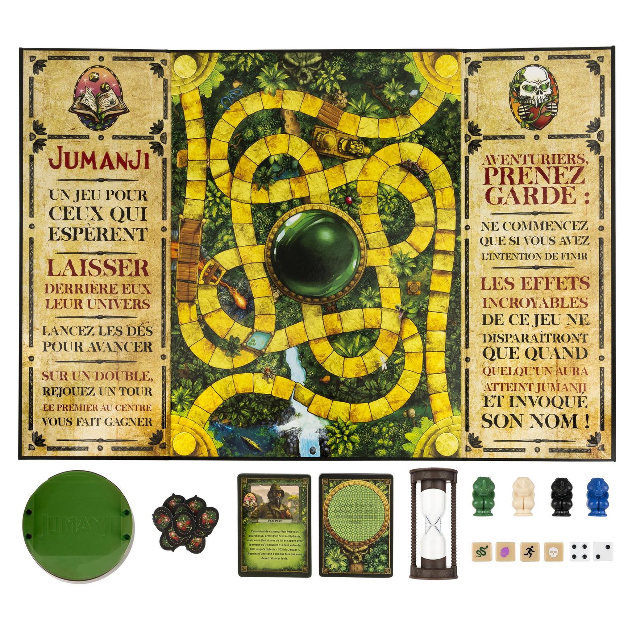 Voir la diapositive 3 : SPIN MASTER Jeu Jumanji Rétro - Nouvelle édition