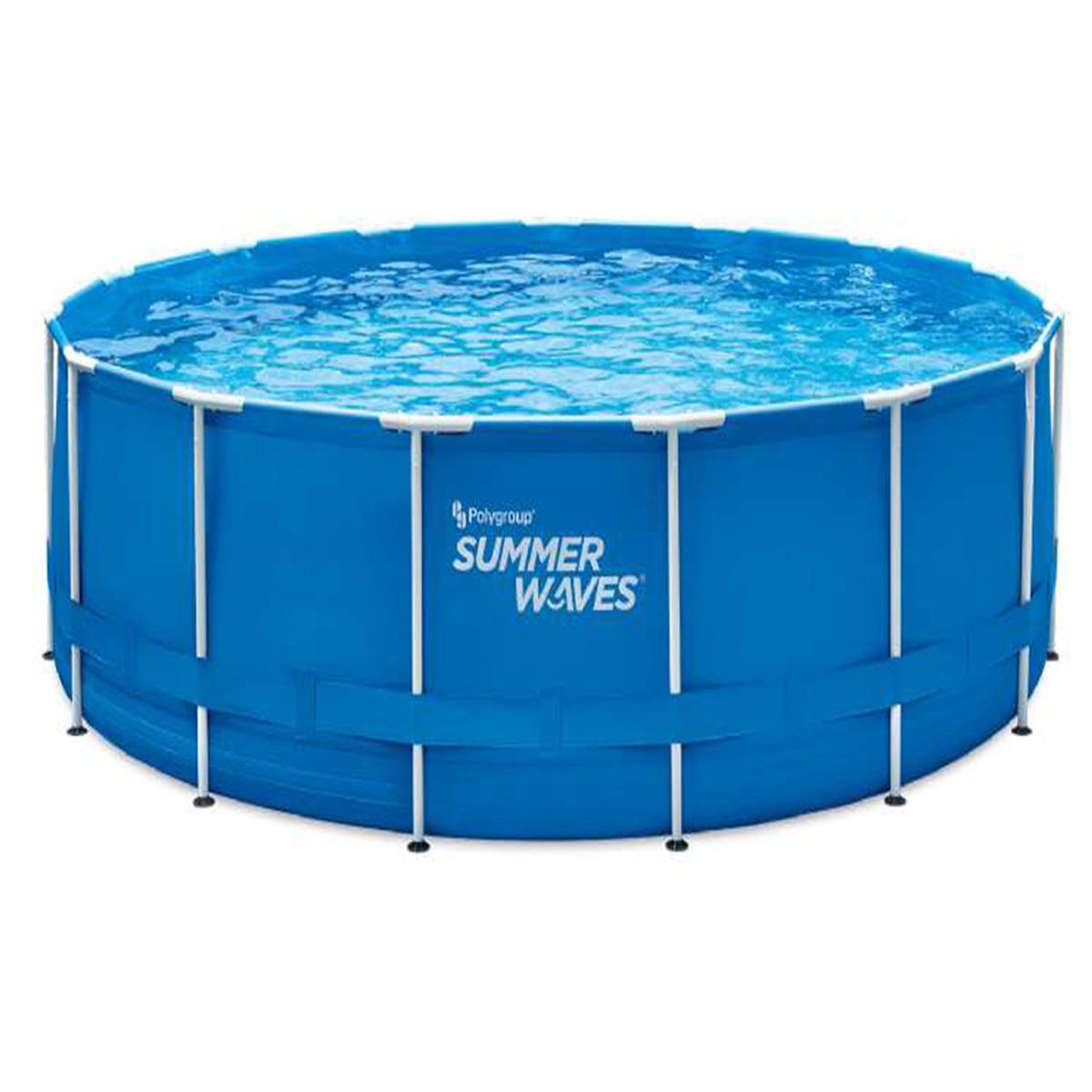 SUMMER WAVES Piscine tubulaire Active Frame Pool ronde 4,57 x 1,22 m - Summer Waves