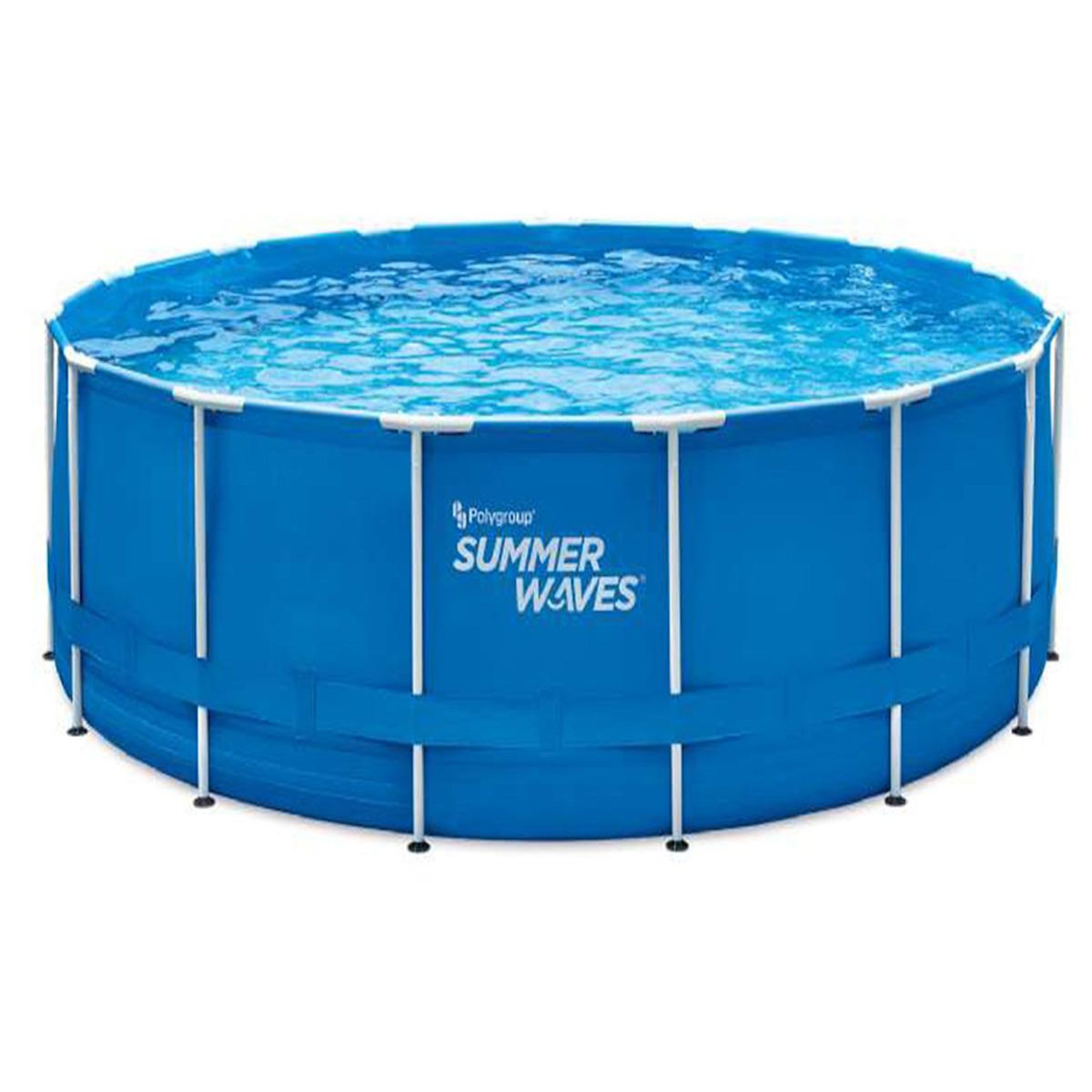 SUMMER WAVES Piscine tubulaire Active Frame Pool ronde 4,57 x 1,22 m - Summer Waves