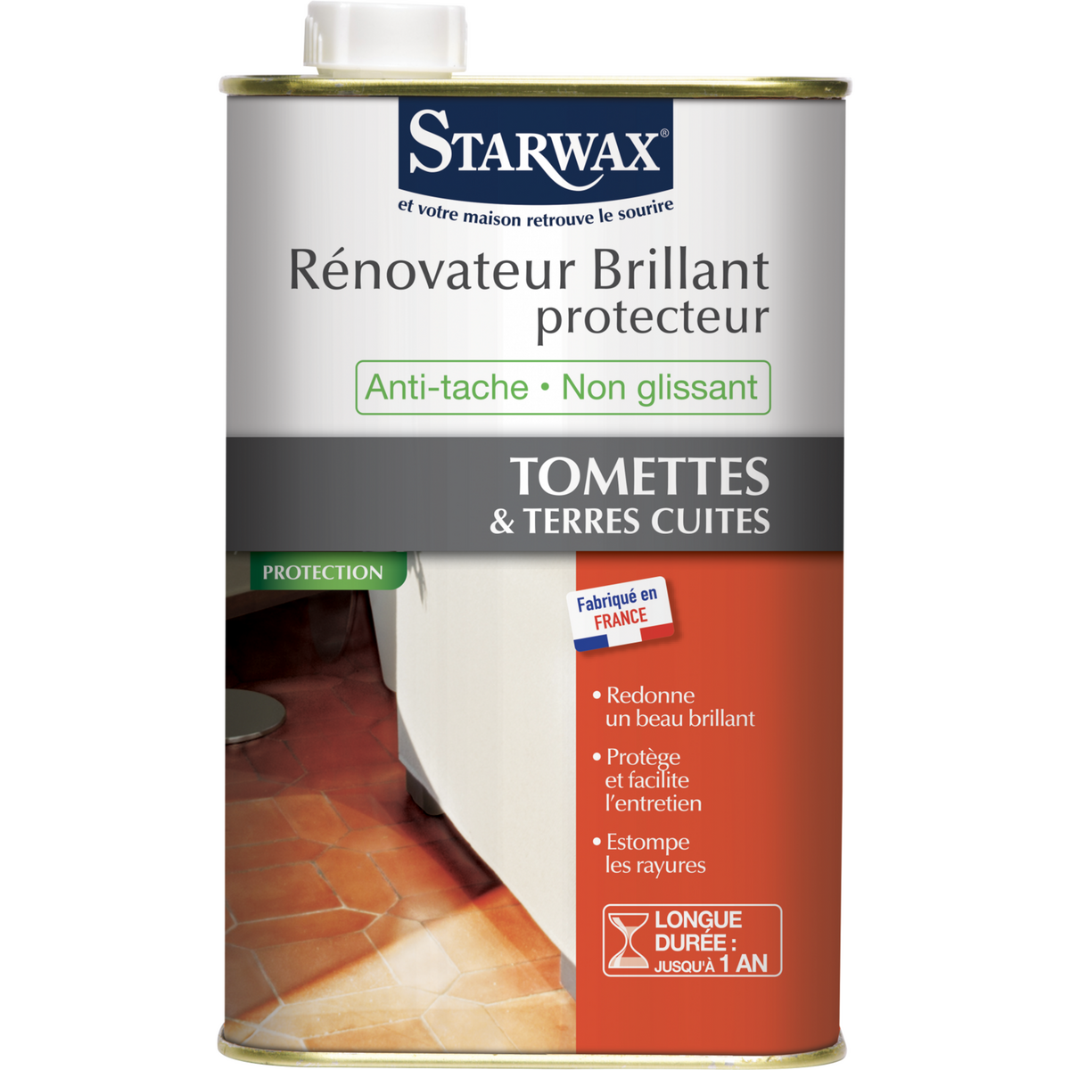 Starwax Rénovateur brillant tomette STARWAX 1 l