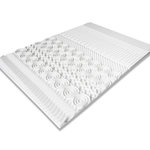 ID MARKET Surmatelas 140x190 CM ELIAS mousse mémoire de forme 10 zones