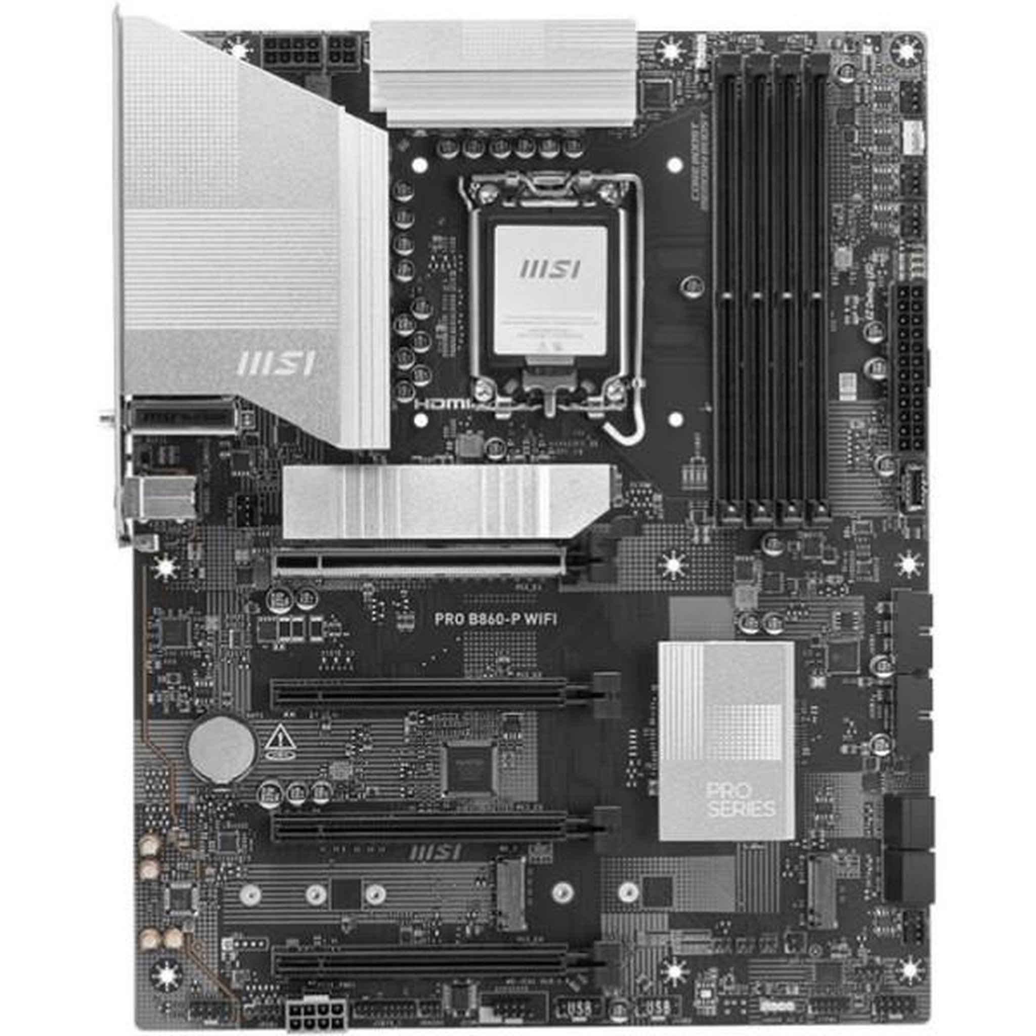 Voir la diapositive 2 : MSI Carte mere - MSI - PRO B860-P WIFI - LGA 1851 - DDR5-SDRAM - Wi-Fi 7 - ATX