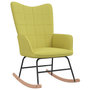 Voir la diapositive 1 : VIDAXL Chaise a bascule Vert Tissu