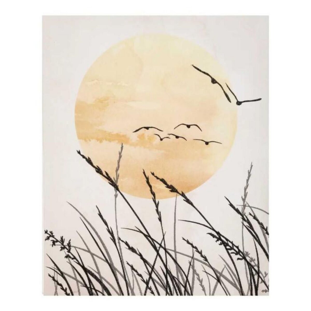 ATMOSPHERA Toile Imprimée Brodée  Alois  40x50cm Multicolore