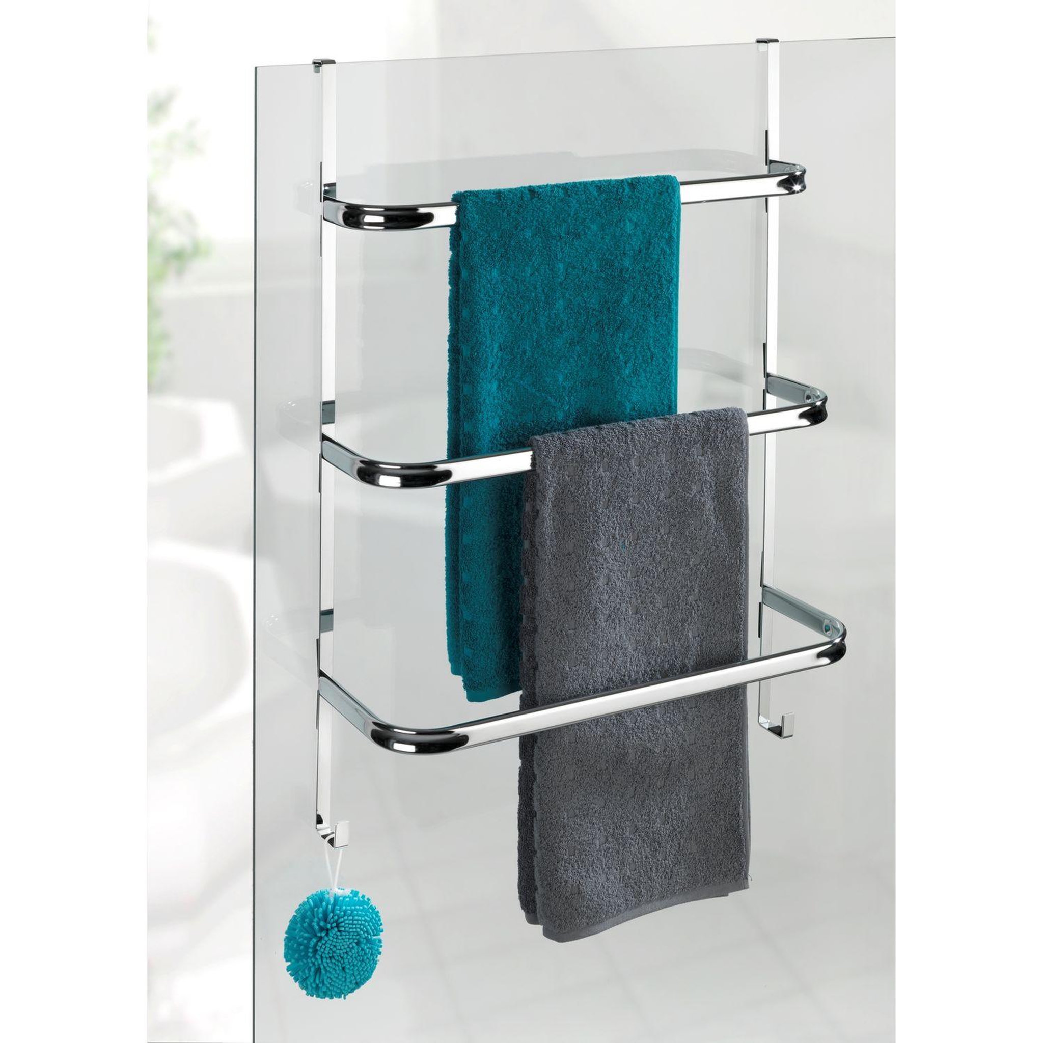Voir la diapositive 5 : Wenko Porte-serviettes de porte design irpinia - l. 54 x h. 77 cm
