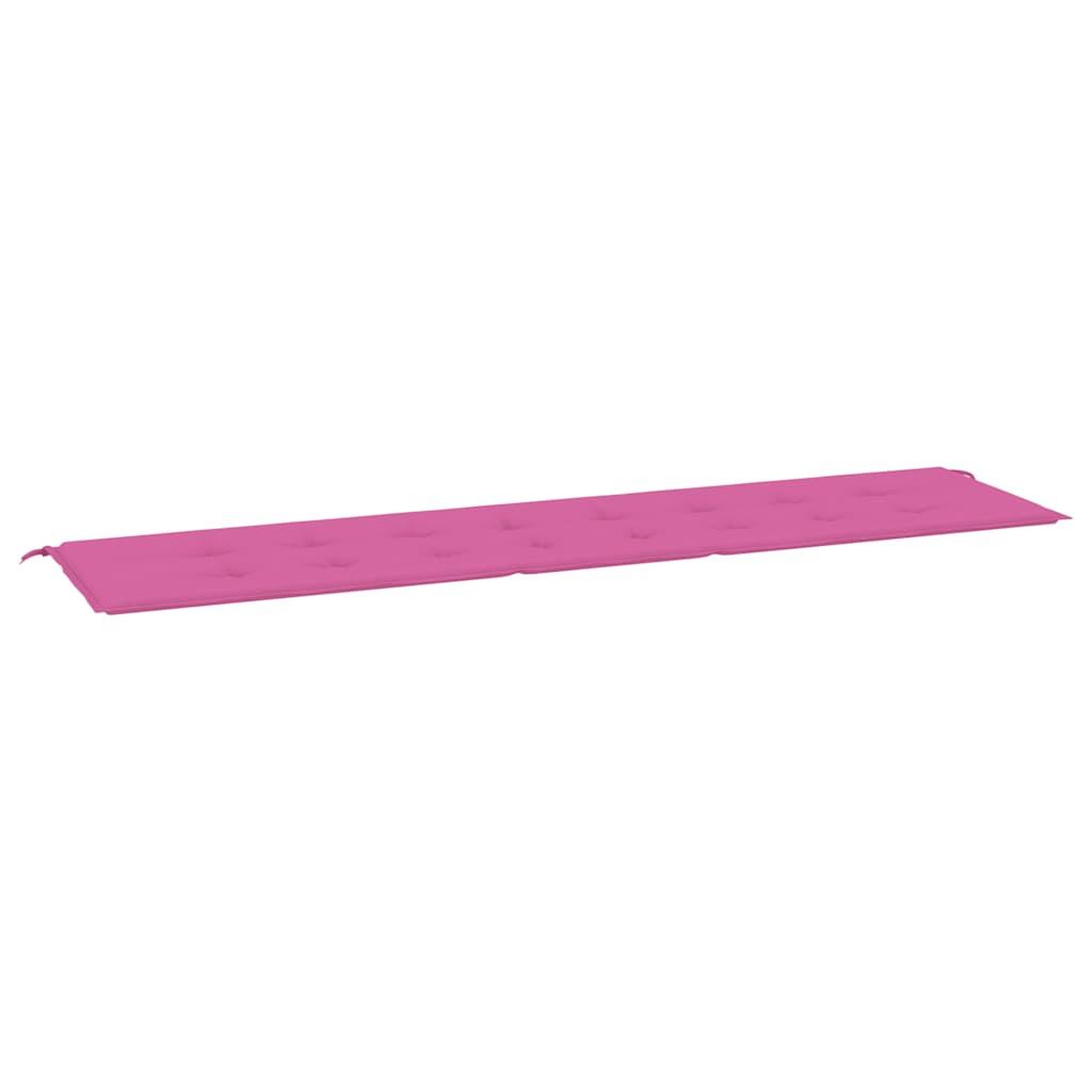 Voir la diapositive 2 : VIDAXL Coussin de banc de jardin rose 200x50x3 cm tissu