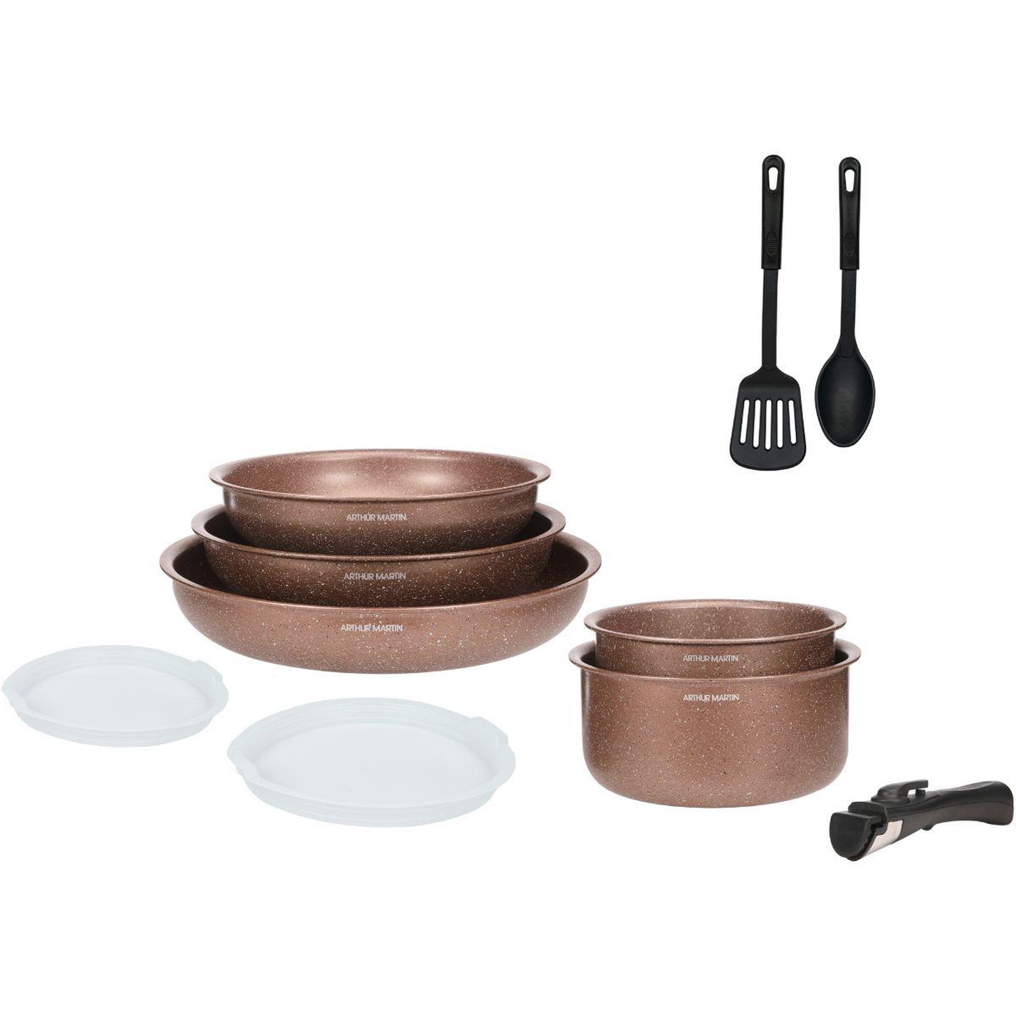Voir la diapositive 1 : ELECTROLUX Batterie de cuisine 10 pcs AM8544