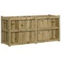 Voir la diapositive 2 : VIDAXL Jardiniere 150x50x70 cm bois de pin impregne