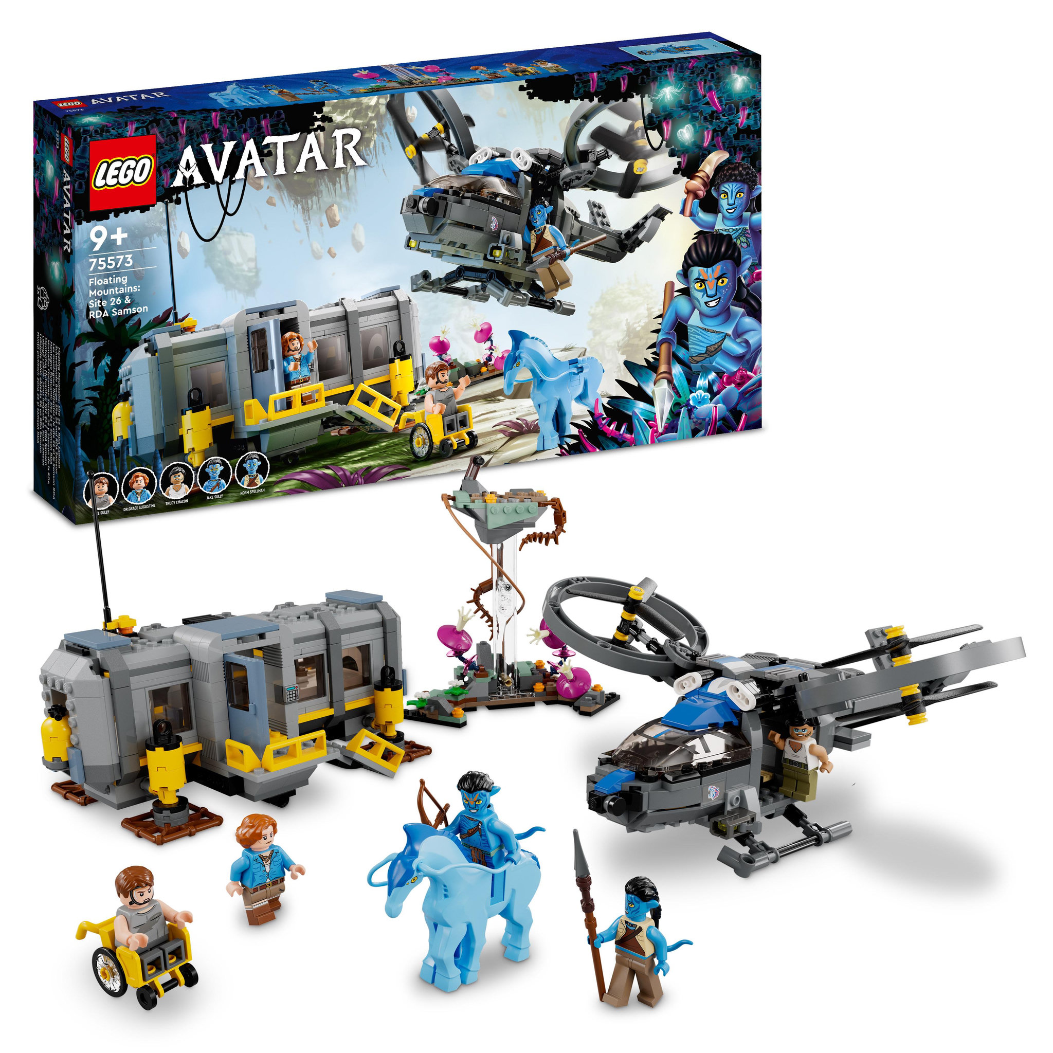 Voir la diapositive 6 : LEGO Avatar 75573 Les Montagnes Flottantes : le Secteur 26 et le Samson RDA, Jouet Figurine 