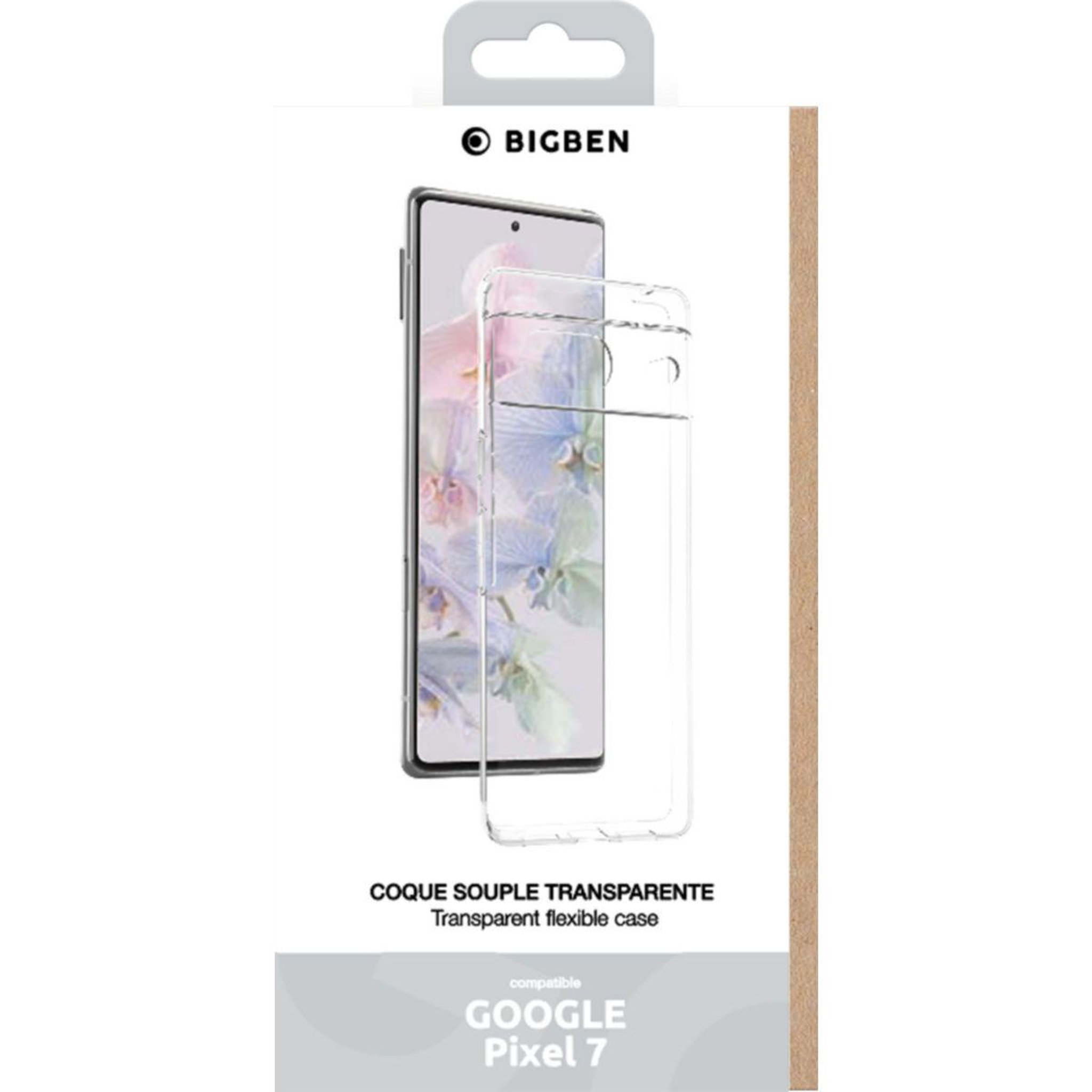Voir la diapositive 2 : Bigben Connected Coque google pixel 7 silisoft transparent