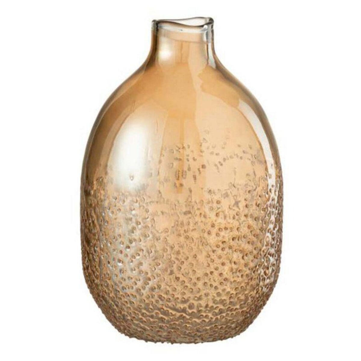 Paris Prix Vase Design en Verre  Ambre  20cm Or