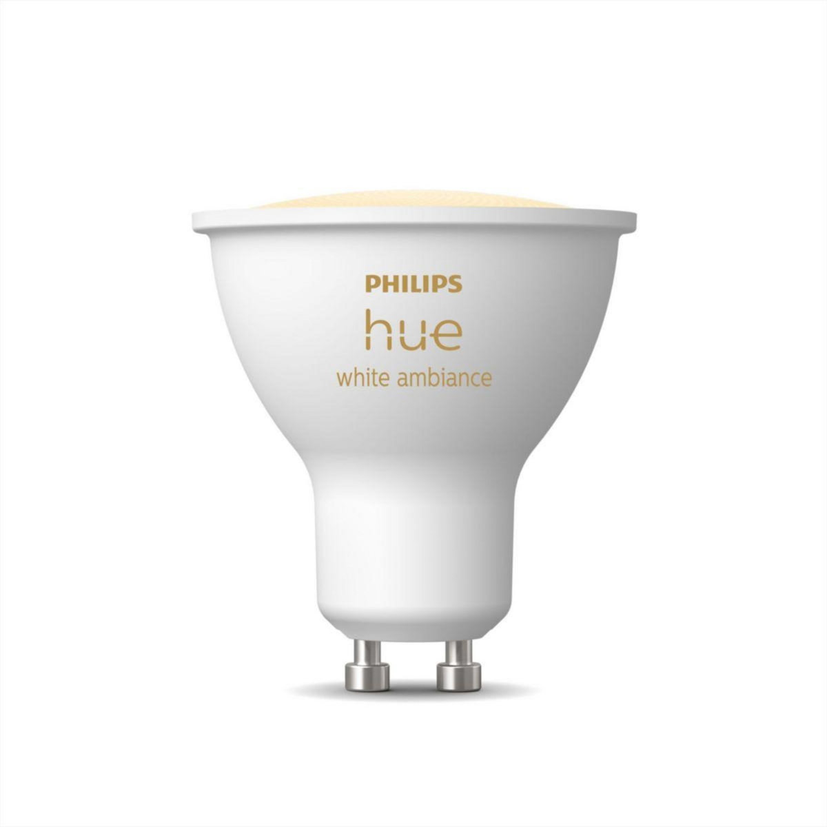 Philips Ampoule LED connectée Hue Spot seul White Ambiance GU10
