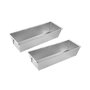 Voir la diapositive 1 : ZENKER Lot de 2 moules à cakes 30 x 11,5 cm Zenker Silver