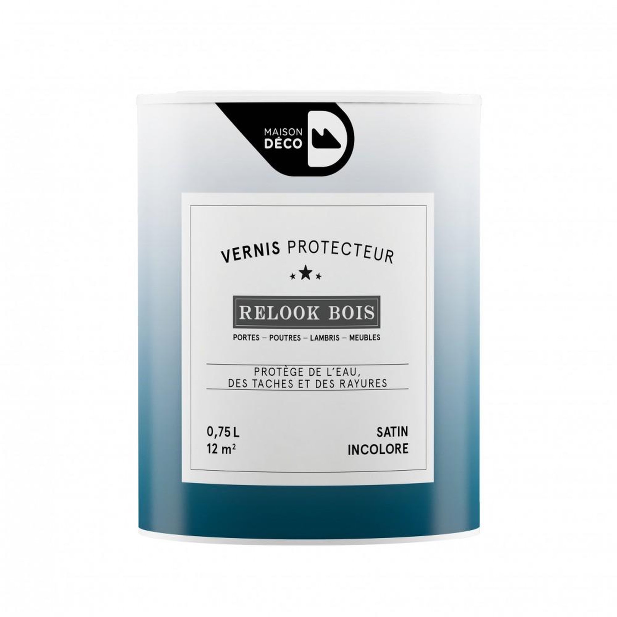 Maison deco Vernispoutre et lambris Relook bois MAISON DECO, incolore mat, 0.75 l