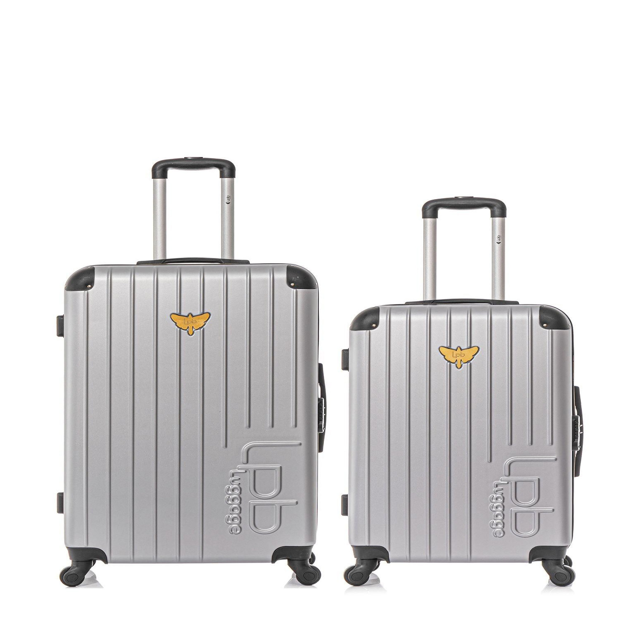 LES P'TITES BOMBES LPB LPB LUGGAGE - LOT DE 2 - Valises grand format et weekend MARIANNE. Coloris disponibles : Gris