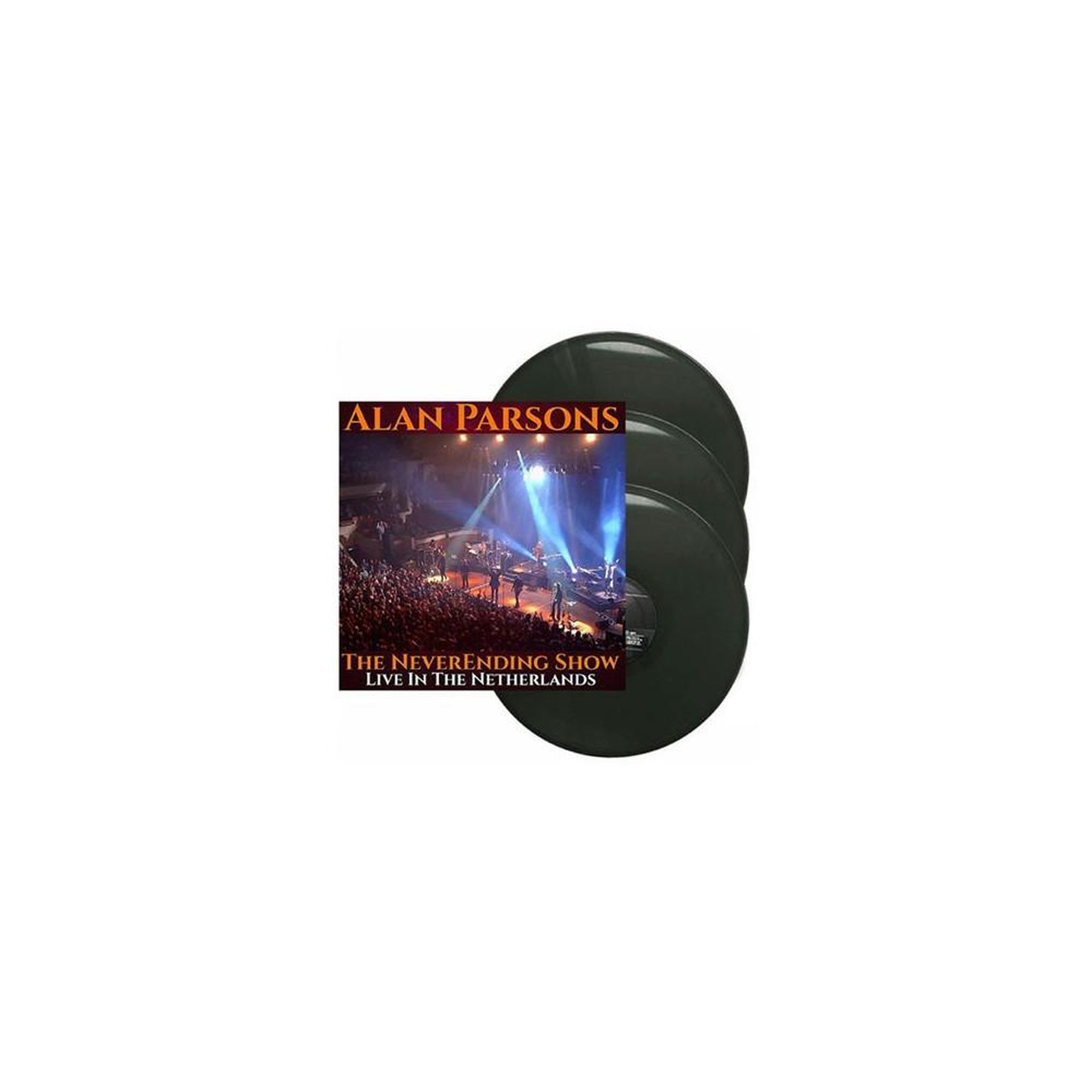 Album vinyle live alan parsons the neverending show : live in the netherlands, édition limitée, 6 disques noir