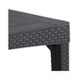 Voir la diapositive 3 : Keter Table de jardin - rectangulaire - gris graphite - en résine - 6 personnes - Girona - Allibert by KETER