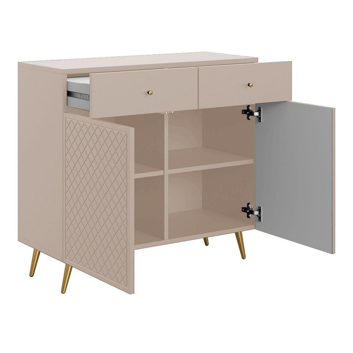 BEST MOBILIER Sorolla - buffet bas - 100 cm