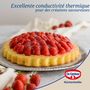 Voir la diapositive 4 : DR.OETKER Moule à tarte en silicone rouge de 26 cm Dr. Oetker Flexxibel Love