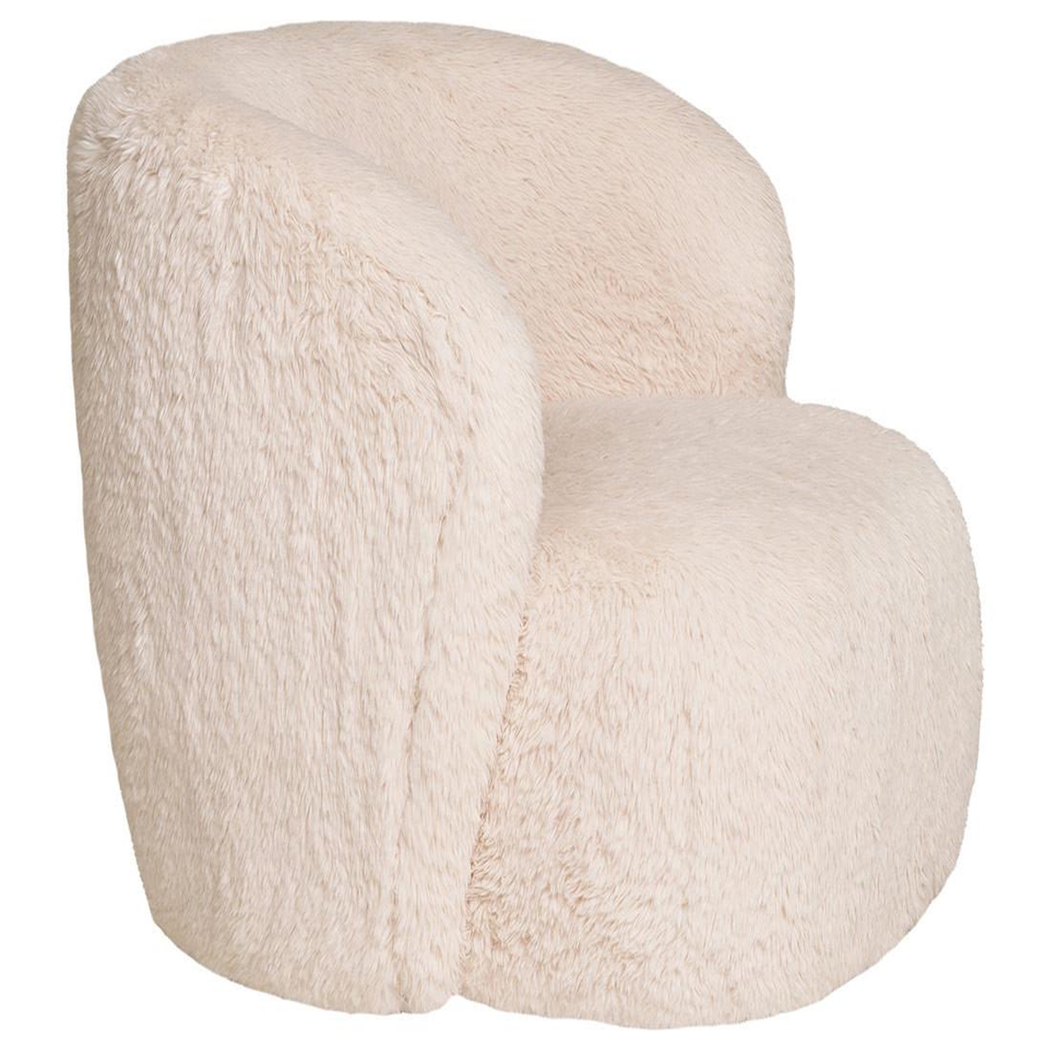 Voir la diapositive 4 : LISA DESIGN Maeto - fauteuil - en fausse fourrure