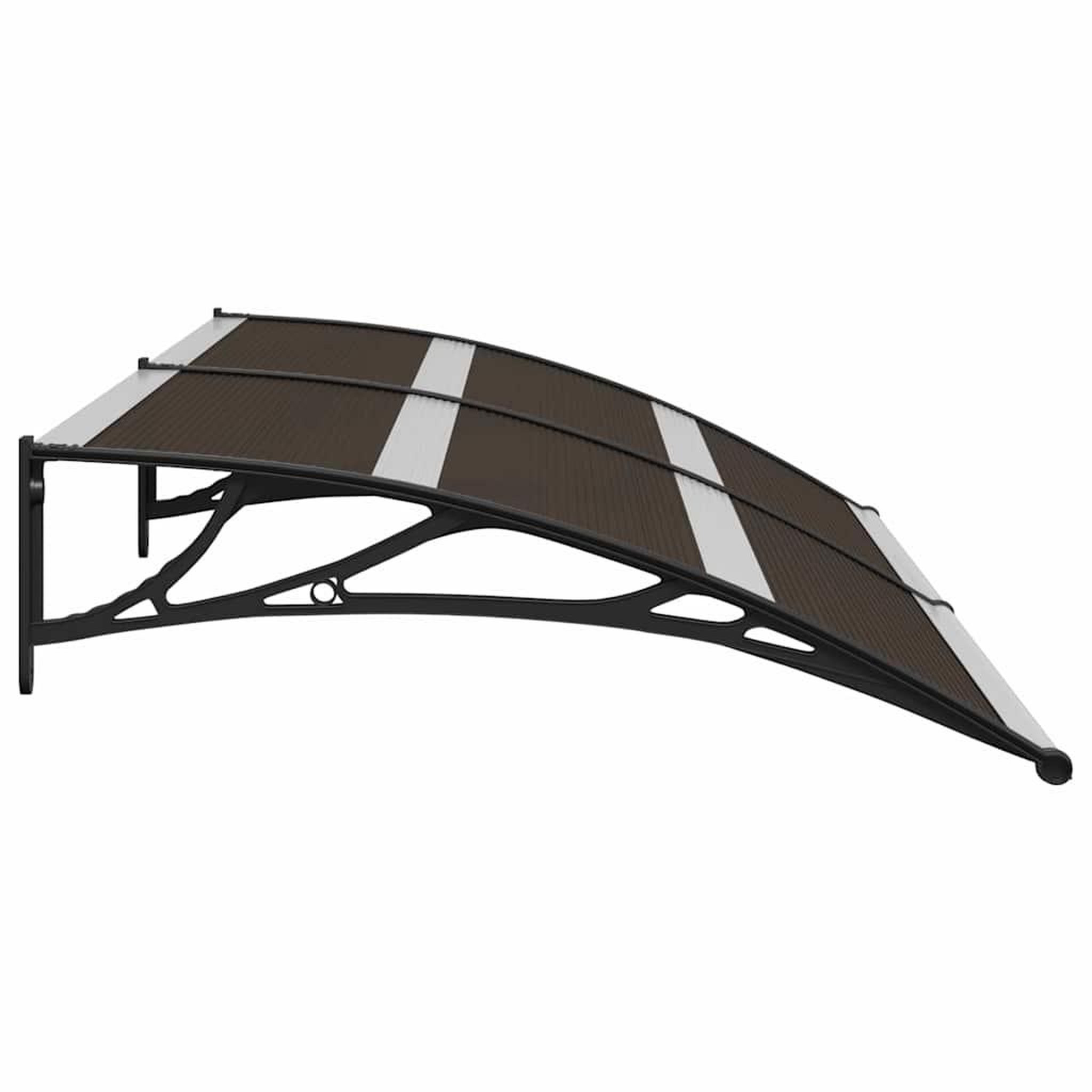 Voir la diapositive 5 : VIDAXL Auvent de porte Noir 200x75 cm PC